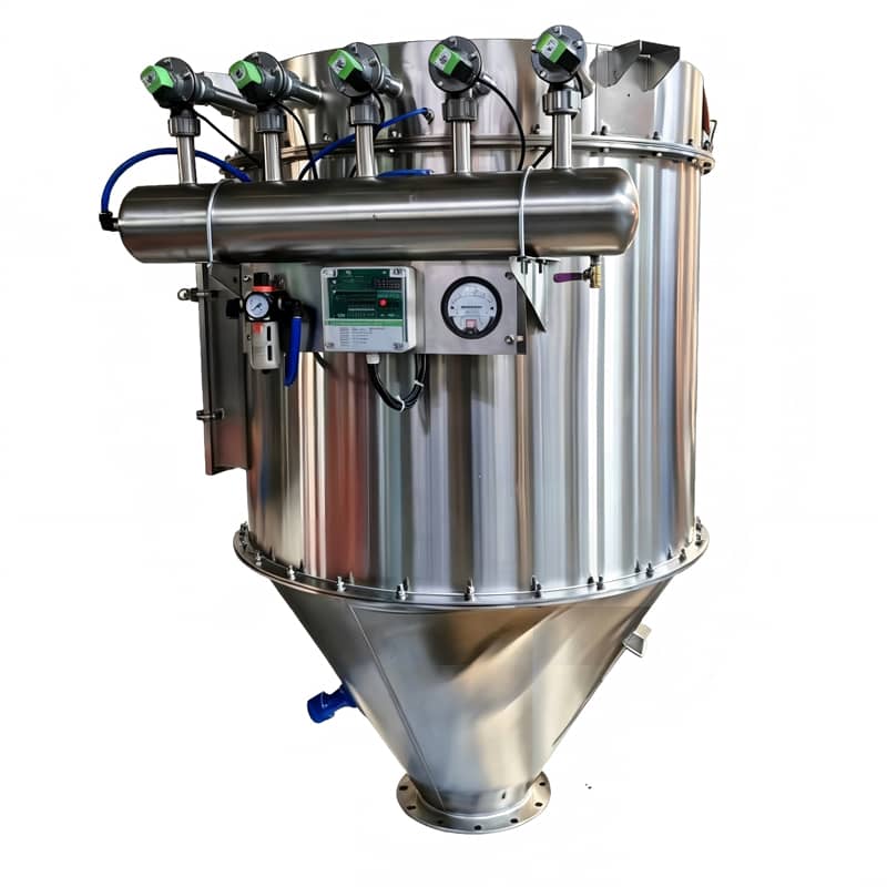 Industrial pulse filter cartridge dust removal system in carbon steel